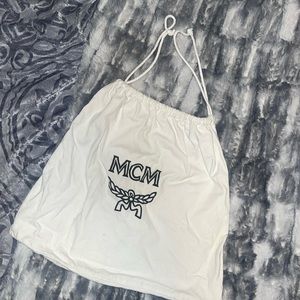 MCM white dust bag